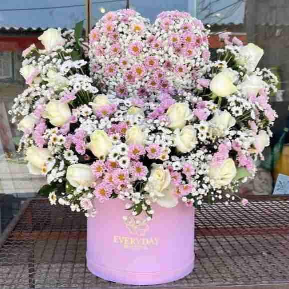 باکس گل قلبی
