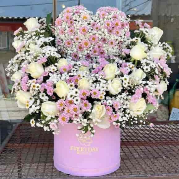 Heart flower box